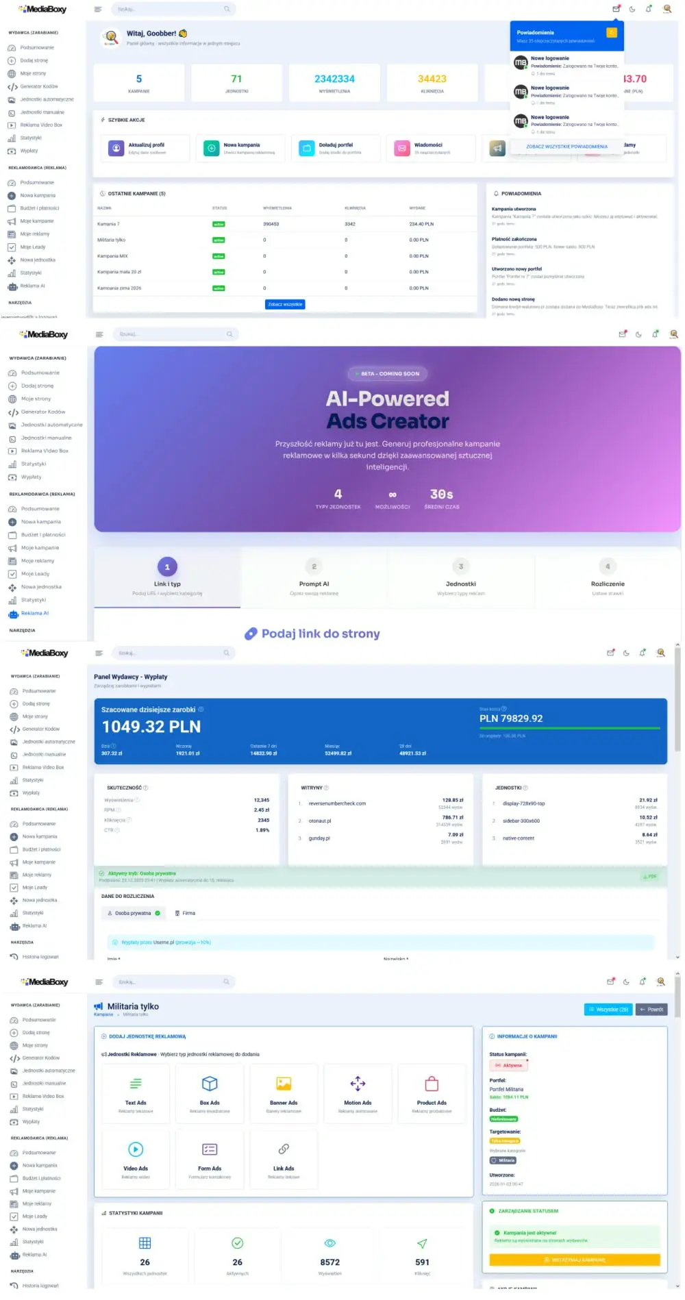 System Reklamowy 1:1 Google Adsense/AdWords